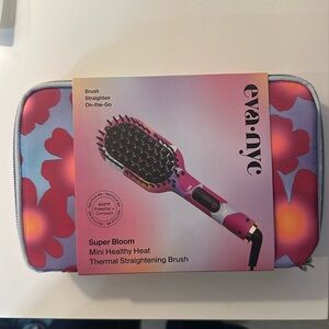 eva•nyc superbloom mini healthy heat thermal straightening brush